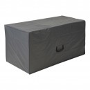 Housse de protection pour coussins d'ext&eacute;rieur lounge PE 100 g/m&sup2; graphite H75 x 150 x 75 cm