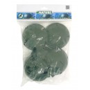 5 Demi sph&egrave;res support de filet de protection pour jardin Nature
