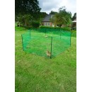 Kit Filet de cl&ocirc;ture Nature haut 1 m x 10 m avec piquets et fixation