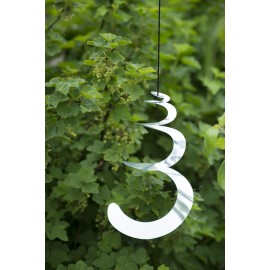 12 Rubans rotatif effaroucher de volatiles Nature H45 x diam 23 cm