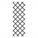 Treillis extensible en bois peint en noir FSC 50 x 150 cm marque Nature