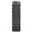 Treillis extensible en bois peint anthacite 100 x 300 cm marque Nature