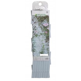 Lot de 4 treillis extensible en plastique blanc 100 x 200 cm marque Nature