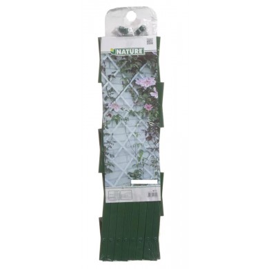 Treillis extensible en plastique vert 50 x 150 cm marque Nature