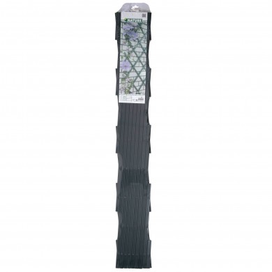 Treillis extensible en plastique anthracite 100 x 200 cm marque Nature