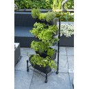 Kit Jardin vertical avec structure mobile &agrave; roulettes Nature
