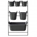 Kit Jardin vertical sur cadre m&eacute;tallique mural Nature