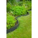 Borderfix bordure de jardin & bassin en PE-PP recycl&eacute;s surface textur&eacute;e gris &eacute;paisseur 5mm, rouleau H12 cm x 12 m Nature