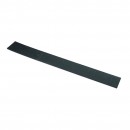 Bordure droite noire en latte rigide PP recycl&eacute; surface lisse haut 14 cm long 6.0 m Nature