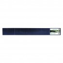 Bordure droite noire en latte rigide PP recycl&eacute; surface lisse haut 14 cm long 6.0 m Nature