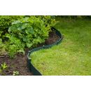 Bordure de jardin flexible en PE recycl&eacute; &eacute;paisseur 3 mm, Vert H15 cm x 10 m