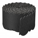 Bordure de jardin D&eacute;co bords haut et bas ondul&eacute;s, PE recycl&eacute;, &eacute;paisseur 3 mm, gris H13 cm x 12 m Nature
