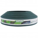 Bordure &agrave; gazon en rouleau PE, &eacute;paisseur 4 mm, vert H5 cm x 10 m Nature