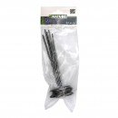 5 Ancres m&eacute;tallique pour fixer film de plasticulture et toile de paillage Diam 4 mm H20 x 6,3 cm