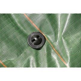 10 Ancres crantées noire Nature pour fixer film de plasticulture et toile de paillage H20 cm