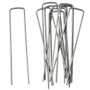 Kit toile de paillage paysages avec 10 agrafes de 14 cm Nature 2.00 x 5.0 m 100gr/m2