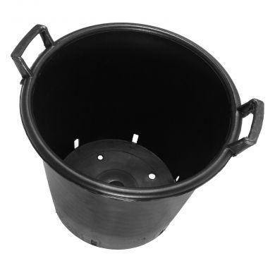 Conteneur polyéthylène Nature 35 Litres Haut 37 cm Diam 44 cm avec poignées