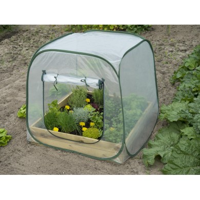 Serre pop up pour carré potager Nature 100 x 100 cm