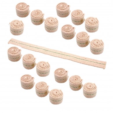 20 pieces mèche de rechange pour appareil de chauffage à la paraffine deux cheminées/brûleurs (art code 6020426)