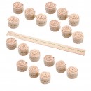 20 pieces m&egrave;che de rechange pour appareil de chauffage &agrave; la paraffine deux chemin&eacute;es/br&ucirc;leurs (art code 6020426)