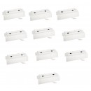 10 tunnels de for&ccedil;age PVC modulable 86 x 40 cm avec 60 ancres de fixation Nature