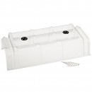 10 tunnels de for&ccedil;age PVC modulable 86 x 40 cm avec 60 ancres de fixation Nature
