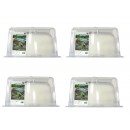 4 embouts de fermeture pour tunnel de for&ccedil;age 6030211 Nature