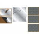Film de paillage UNIVERSEL PLUS noir-argent 25&micro; opercules &agrave; retirer 0,95 x 5 m