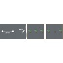 Film de paillage GROS LEGUMES - LDPE/LLDPE noir, 20&micro;, trous d&eacute;coup&eacute;s : 30x&Oslash;60 mm - 0,95 x 10 m