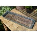 Mini-serre de culture - terrine souple, couvercle, tapis en coco - H11 x 35 x 23,5 cm