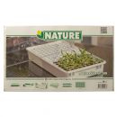 Mini-serre de culture Nature terrine plateau 144 alv&eacute;oles tapis capillaire couvercle ventil&eacute; H22 x 55 x 31 cm