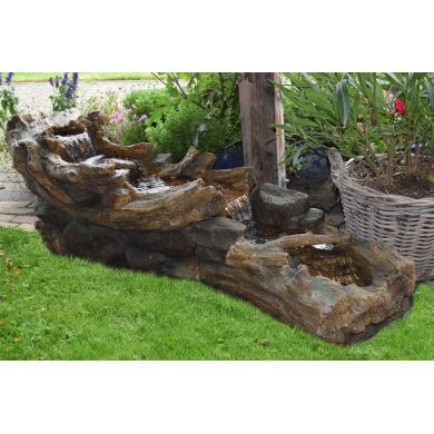 Grande cascade Bonorva haut 1.27 m Ubbink pompe et éclairage Nouveauté arrivage 02-2024