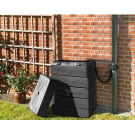Récupérateur d'eau de pluie murale 168 litres Nature Ubbink avec robinet et collecteur de gouttière sans pieds