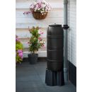 Kit r&eacute;cup&eacute;rateur colonne murale 100 litres Nature Ubbink  avec robinet avec pied et collecteur d'eau