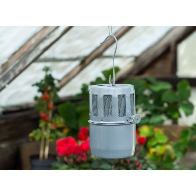 Chauffage pour serre de jardin jusqu'à 1 m² Haut 17 diam 11 cm galvanisé Nature