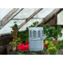 Chauffage pour serre de jardin jusqu'&agrave; 1 m&sup2; Haut 17 diam 11 cm galvanis&eacute; Nature