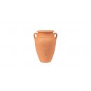 R&eacute;cup&eacute;rateur d'eau Amphore murale Antik Graf poly&eacute;thyl&egrave;ne Terracotta 260 litres collecteur filtrant et robinet