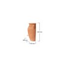 R&eacute;cup&eacute;rateur d'eau Amphore murale Antik Graf poly&eacute;thyl&egrave;ne Terracotta 260 litres collecteur filtrant et robinet