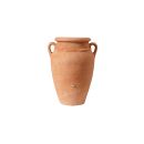 R&eacute;cup&eacute;rateur d'eau Amphore Antik Graf 250 litres poly&eacute;thyl&egrave;ne terre cuite avec bac &agrave; plantes collecteur filtrant et robinet