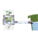R&eacute;cup&eacute;rateur d'eau Woody 350 litres Graf bois fonc&eacute; collecteur filtrant et robinet
