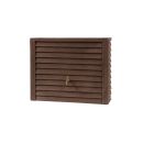 R&eacute;cup&eacute;rateur d'eau Woody 350 litres Graf bois fonc&eacute; collecteur filtrant et robinet