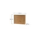 R&eacute;cup&eacute;rateur d'eau Woody 350 litres Graf bois clair collecteur filtrant et robinet