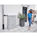 R&eacute;cup&eacute;rateur d'eau Rocky junior gris clair Garantia 300 litres collecteur filtrant et robinet