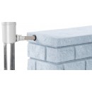 R&eacute;cup&eacute;rateur d'eau Rocky junior gris clair Garantia 300 litres collecteur filtrant et robinet
