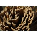 Canisse naturelle en bambous fendus Nature 1.5 x 5 m