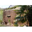 Canisse fagot d'osier fin - bois FSC&reg;, occultant 4/5 - 1.0 m x 3 m