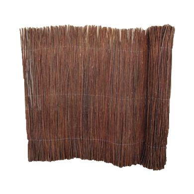 Canisse fagot d'osier fin Nature bois FSC occultant 4/5 - 1.5 m x 3 m