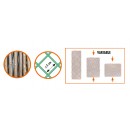Treillis extensible en osier naturel Nature 30 x 180 cm