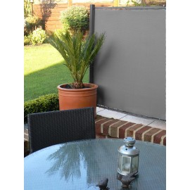 Brise-vue HDPE anti-UV boutonnière de fixation haut et bas anthracite 200 g/m² occultant 4/5 1.80 m x 25 m