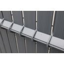 Kit lamelles brise-vue pour panneau cl&ocirc;ture rigide en PVC imputrescible anti-UV vert occultant 4/5 1,225 x 2,50 m